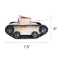 Remote controlled tank with working tracks