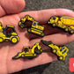 "Dig This" 🚜 Construction Vehicle Croc Charm Set (19-Pack) by JuliesDecal