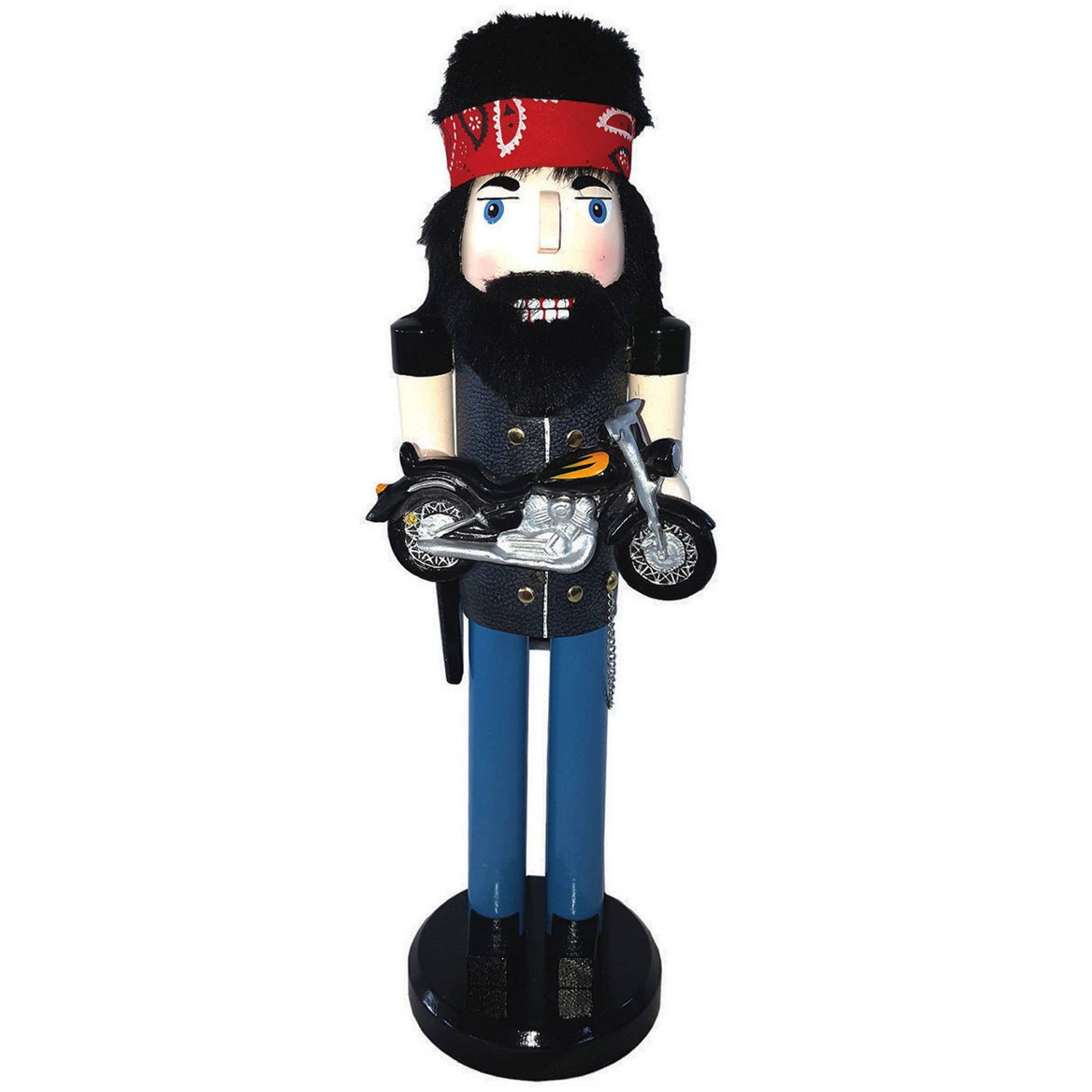Santa's Workshop Highway Holiday Rider Biker Nutcracker