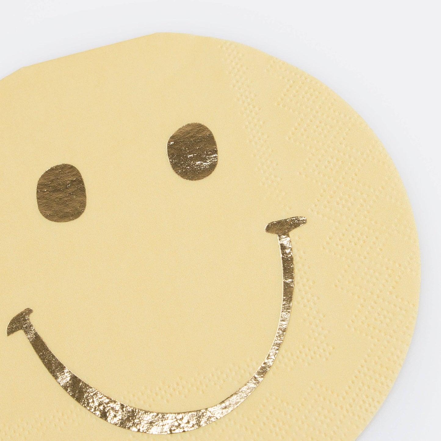 "Smile Shape Up" 😊 Happy Icons Shaped Napkins by Meri Meri