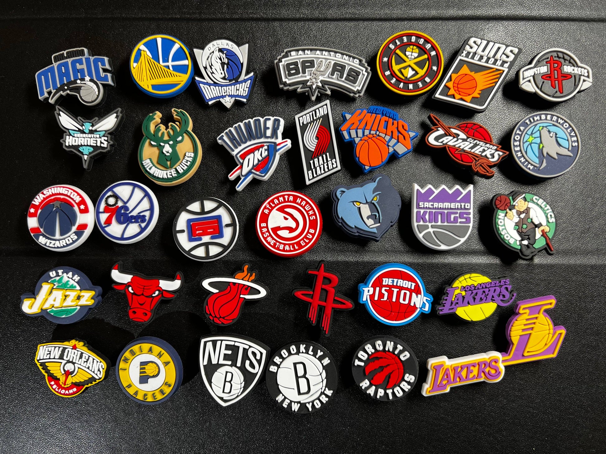 Waterproof charms for creative footwear decoration