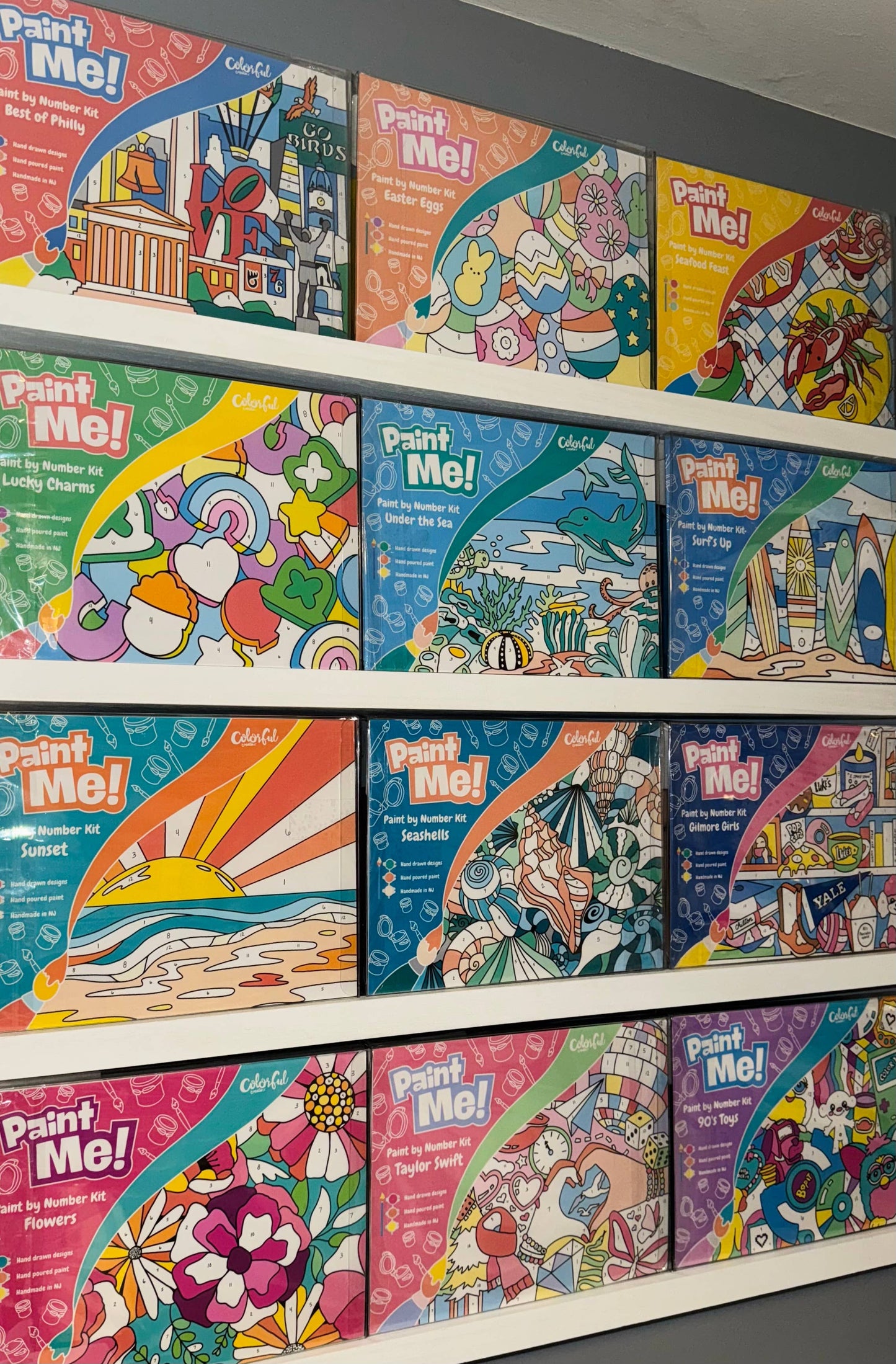 "Philly Forever" 🏛️ The Bank Philly Paint by Number Kit by Colorful Creators