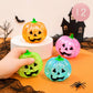 12PCS - Glitter Halloween Pumpkin Squeeze Squishy Stress Relief Toy