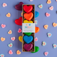 "All Heart" ❤️ Rainbow Heart-Shaped Crayons by Wonder Hue Crayon Co.