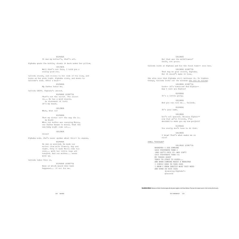 “Scripted” 💚 Wicked Movie Script Book