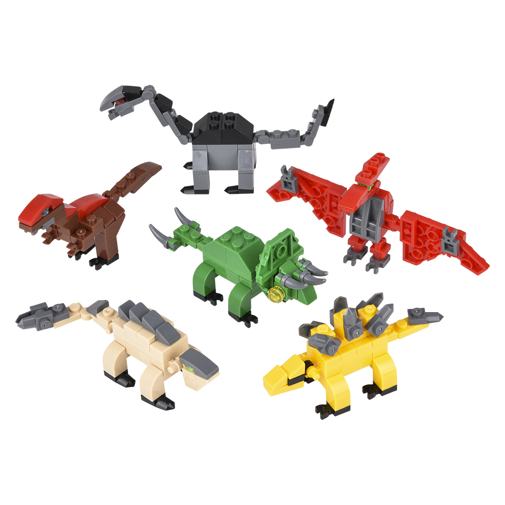 Mini dinosaur building block set for kids