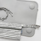 "Tidy Traveler" 🍽️ Slate Blue Brush Stripe Placemat Set by Calla & Friends