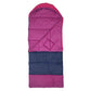 "Pack & Snooze" 🎒 Mimish Sleep-N-Pack Sleeping Bag — Raspberry Sorbet, Navy & Winterberry (Big Kid)
