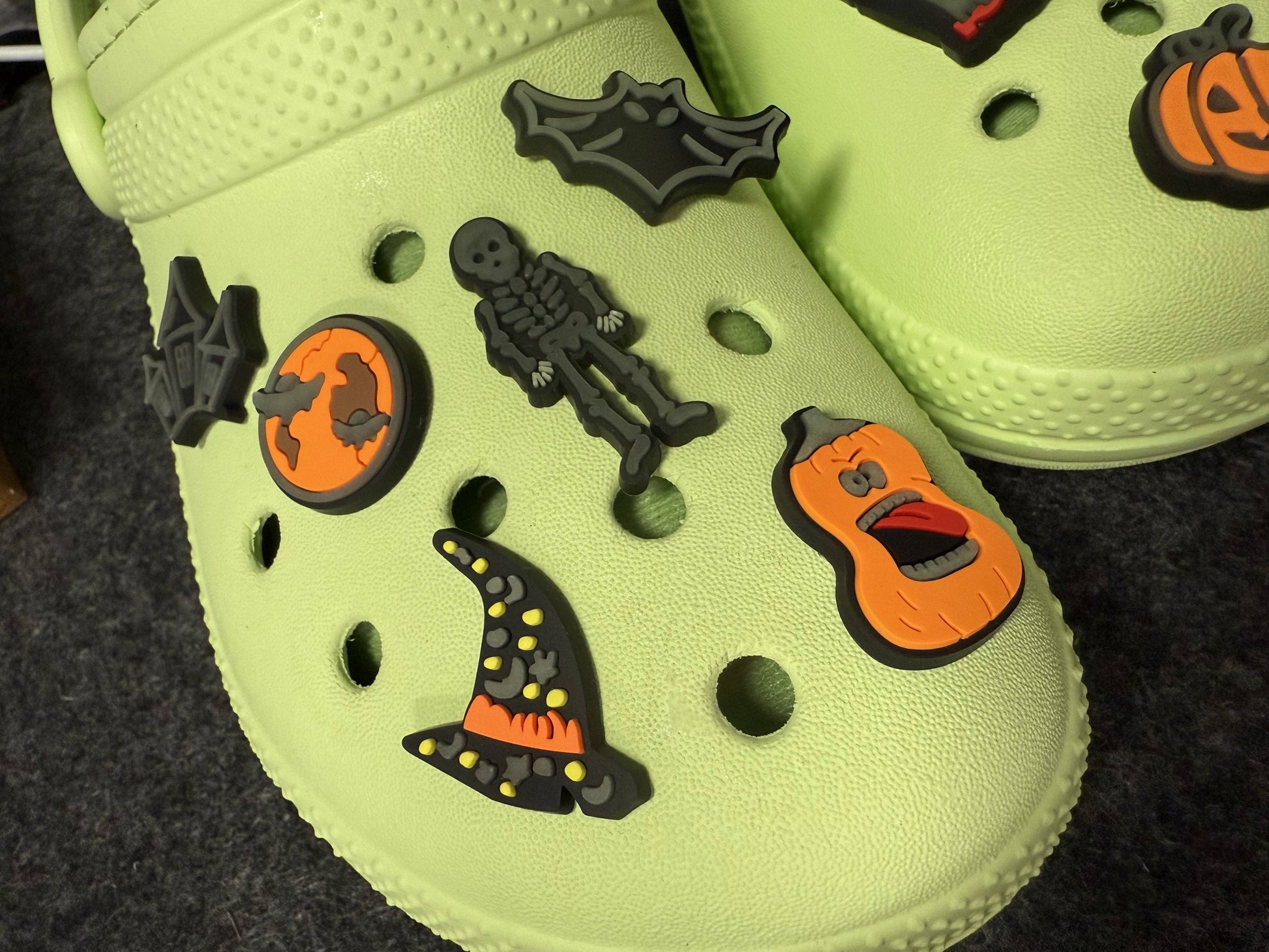 Easy-to-install fancy charms for Crocs