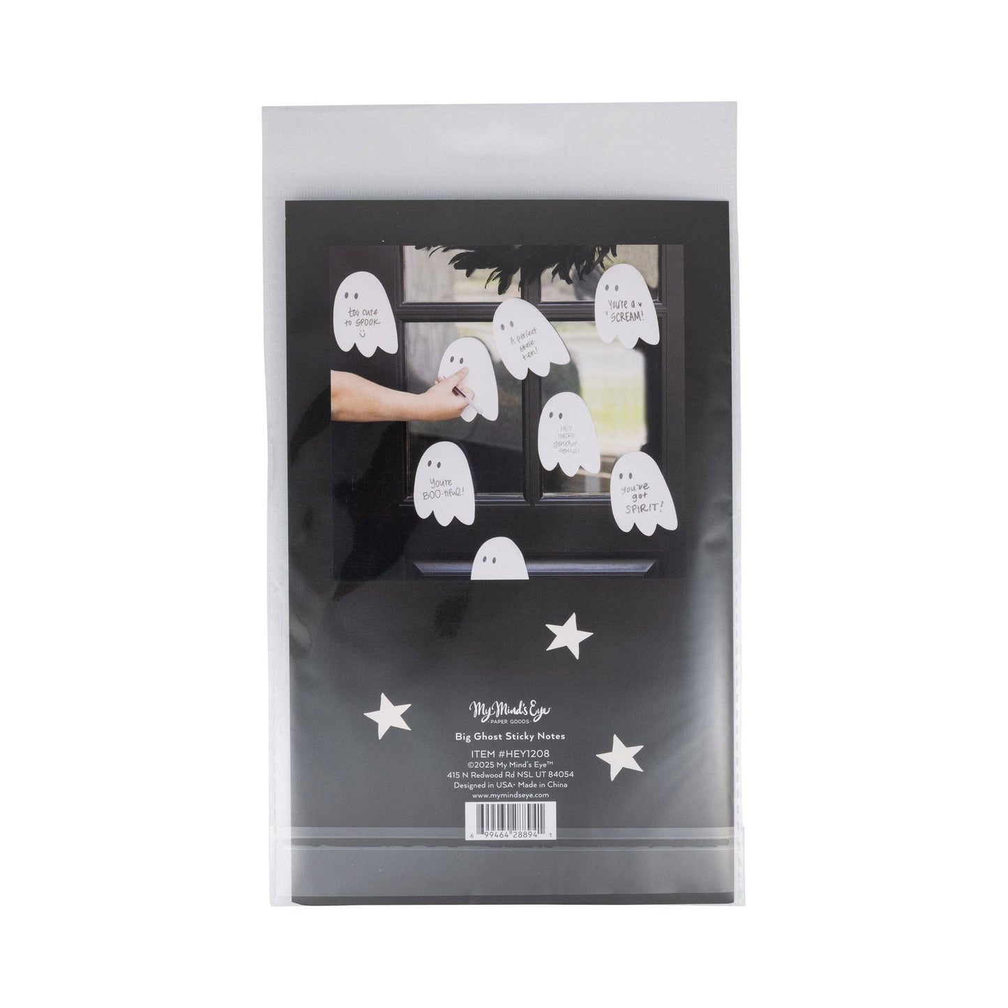 “Boo-Yeah Notes” 👻 Big Ghost Sticky Notes