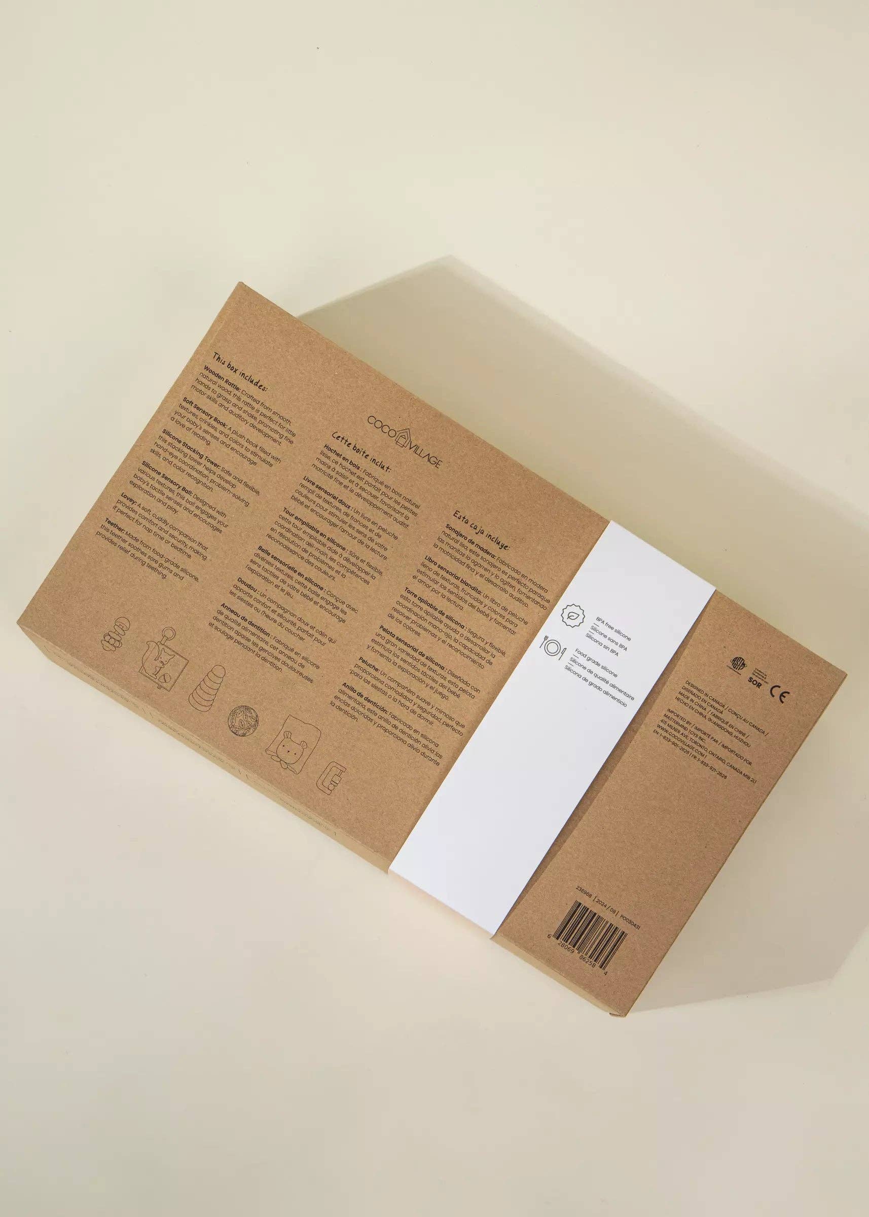 Baby developmental toy kit for hand-eye coordination