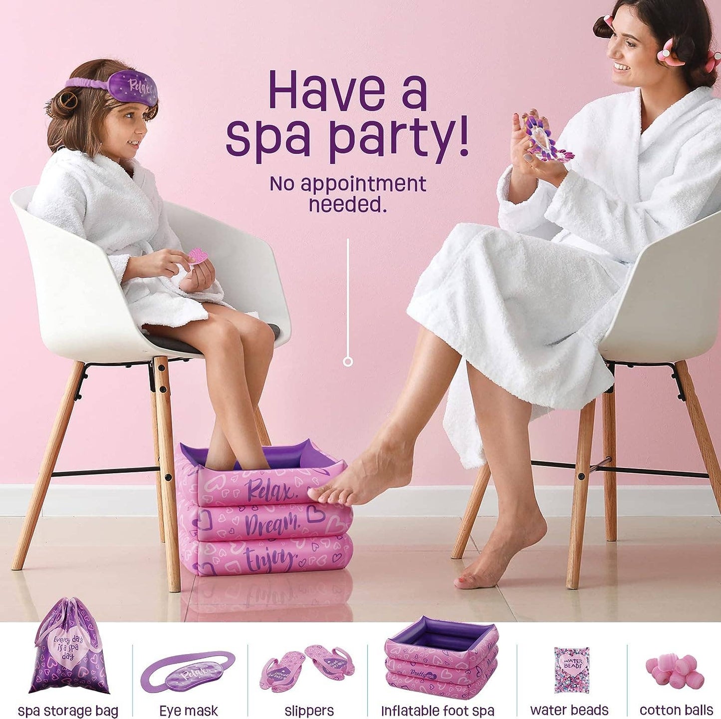 "Spa Day, Same Energy" 💅 Kids' Mani-Pedi Spa Gift Set by Dan&Darci