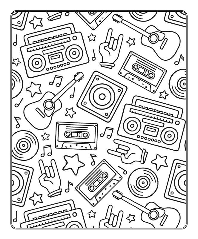 “Markerific: Neon Vibes” 🩷💚💛 Coloring Book by: Folders; 48 pages / English