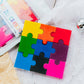 "Piece Out" 🧩 Puzzle-Shaped Crayons by Wonder Hue Crayon Co.