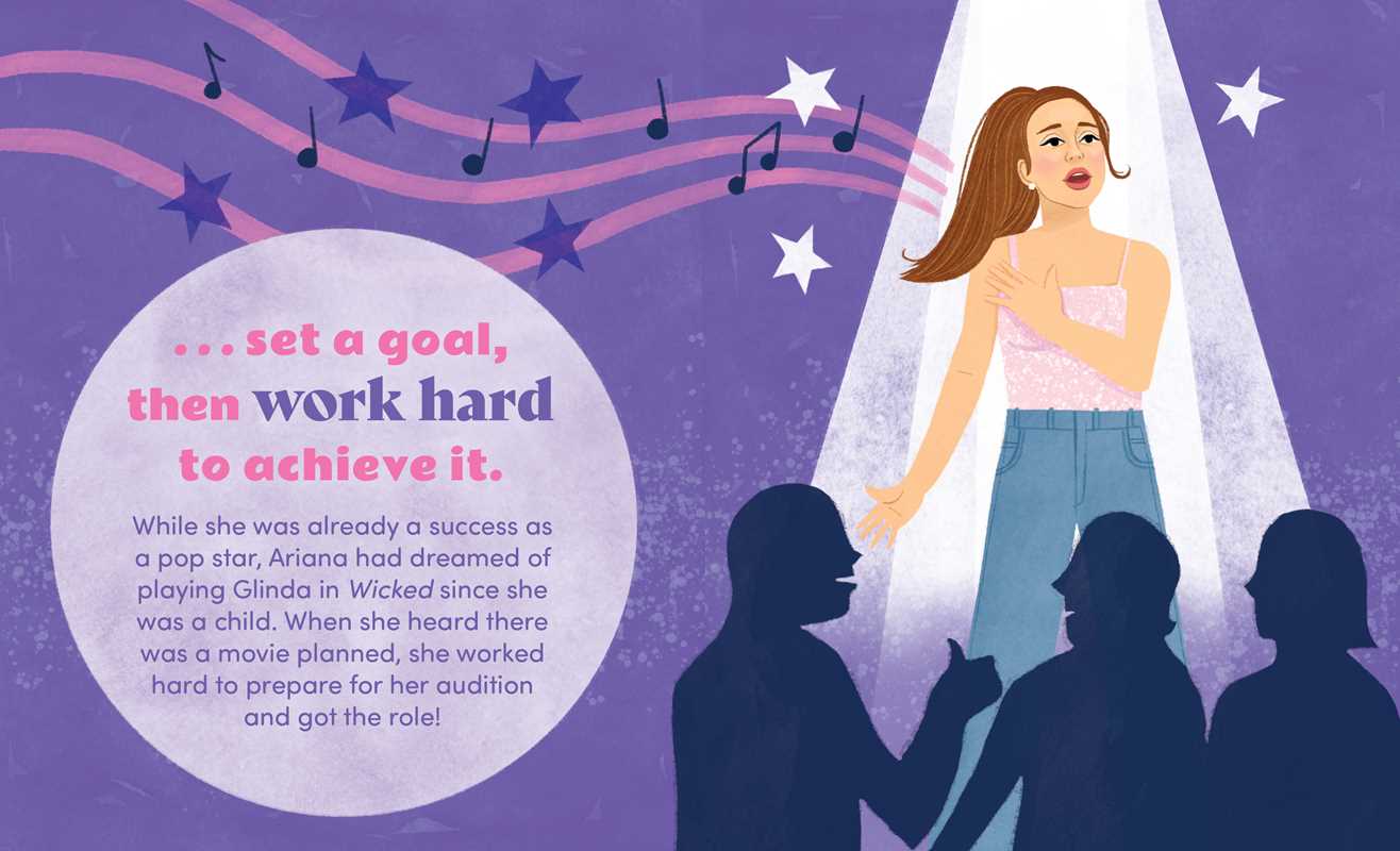 Inspirational Ariana Grande book for young fans