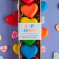 "All Heart" ❤️ Rainbow Heart-Shaped Crayons by Wonder Hue Crayon Co.