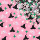 “Wicked” 💚🩷 Witch Confetti - 200 pc confetti kids pink green