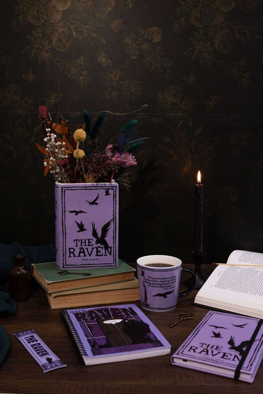 Unique decorative vase for book lovers