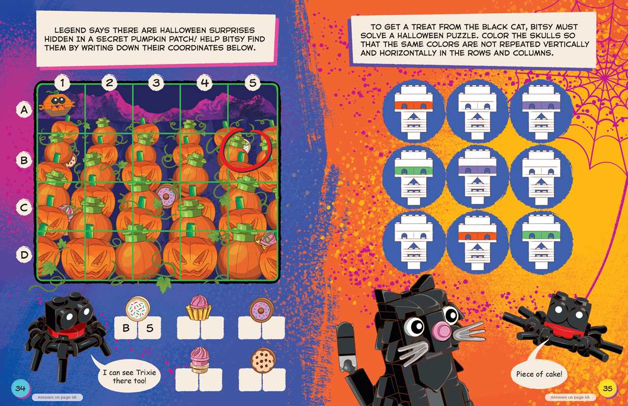 “Brick or Treat” 🎃👻 LEGO® Halloween Activity Book