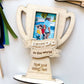 "#1 Fan" 🏆 Personalized Trophy Standing Photo Frame by Goldie Letter Company