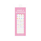Colorful nail art sticker set with 176 self-adhesive mini designs for fingers and toes