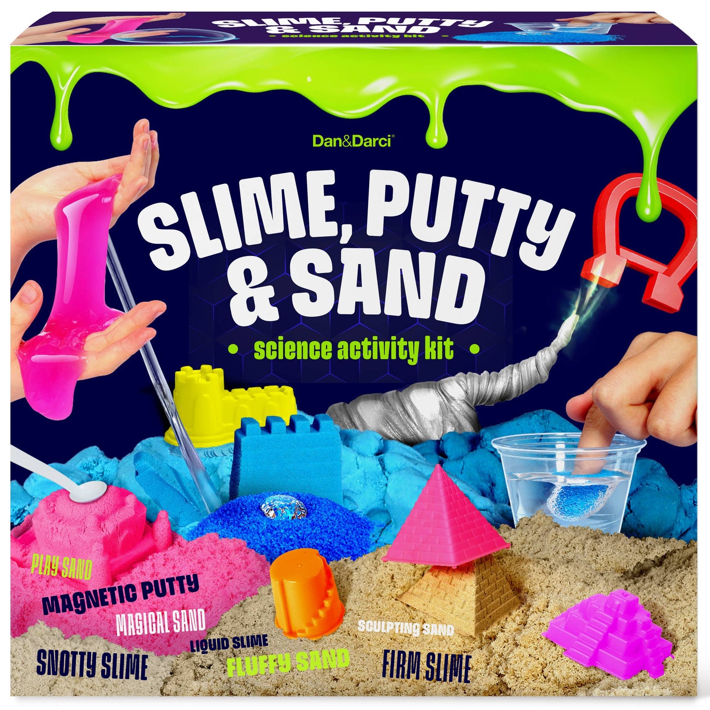 "Slimed!" 🧪 Slime, Putty & Sand Sensory Science Lab by Dan&Darci