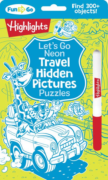 Highlights Hidden Pictures Travel Activity Book cover
