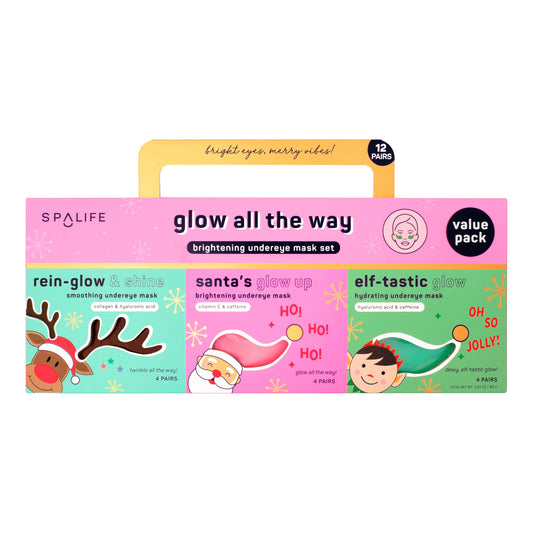 “Twinkle all the Way” ✨ Holiday Glow All the Way Brightening Undereye Mask Set by My Spa Life