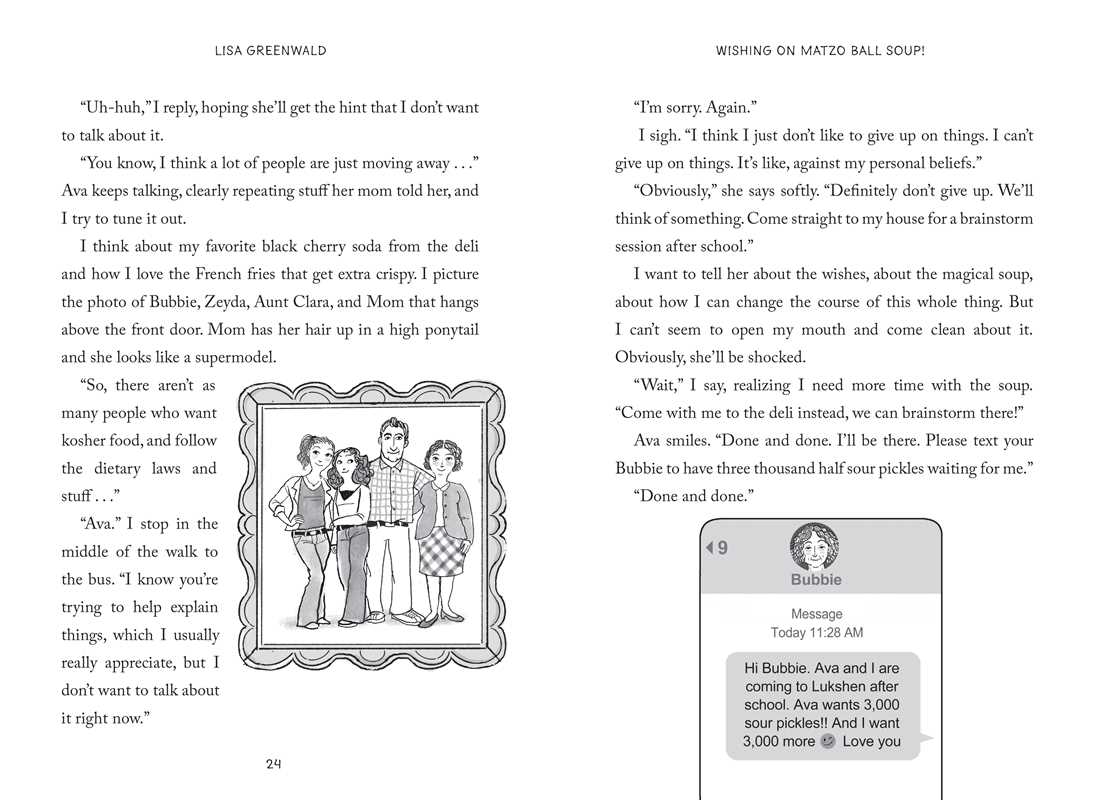 Ellie's Deli: Wishing on Matzo Ball Soup! by Lisa  Greenwald: Paperback; 224 pages / English