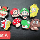 Non-toxic decorative shoe charms for kids and adults