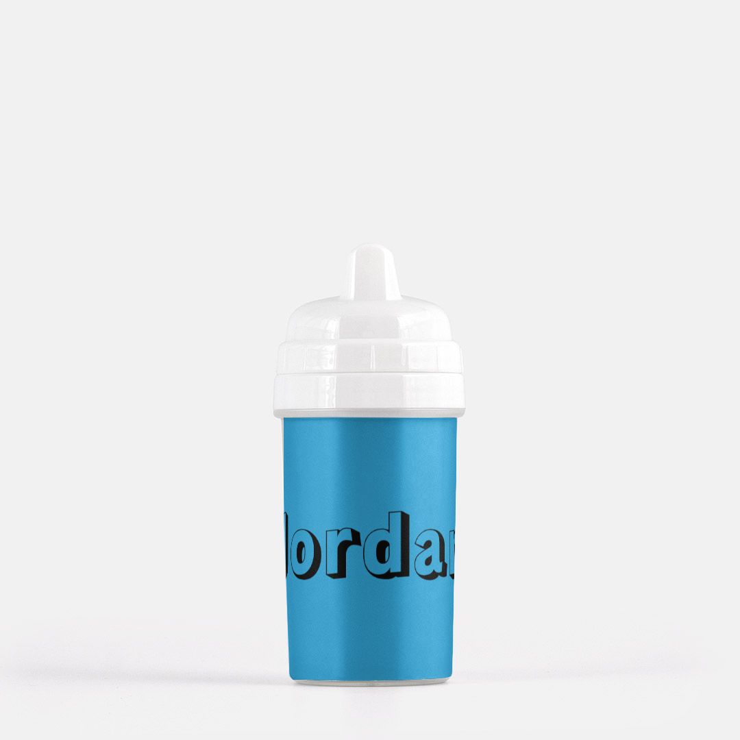 Spill-resistant toddler cup made from BPA-free plastic, ideal for active little ones. Features a one-sided design and removable insert for easy cleaning.
