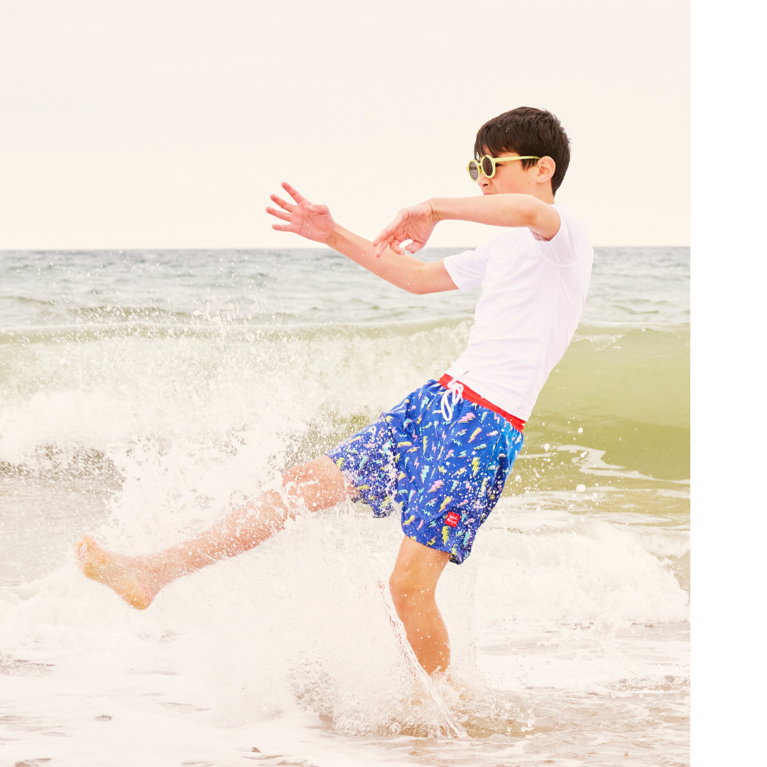 Interactive magic water shorts