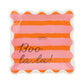 “Boo La La” 🎀👻 Pink & Orange Halloween Plates