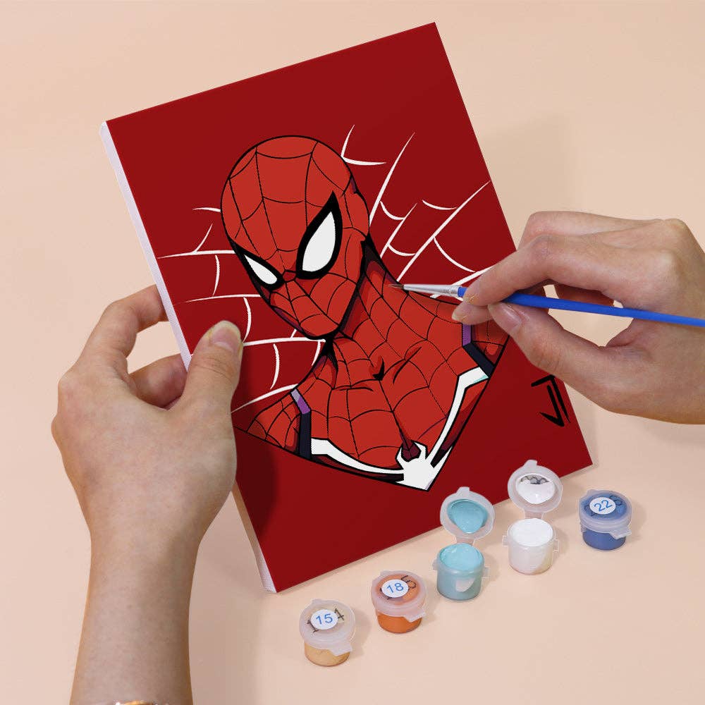 "Mini Avenger" 🦸 Superhero Mini Paint-by-Numbers 6-Pack by Paint Your Numbers