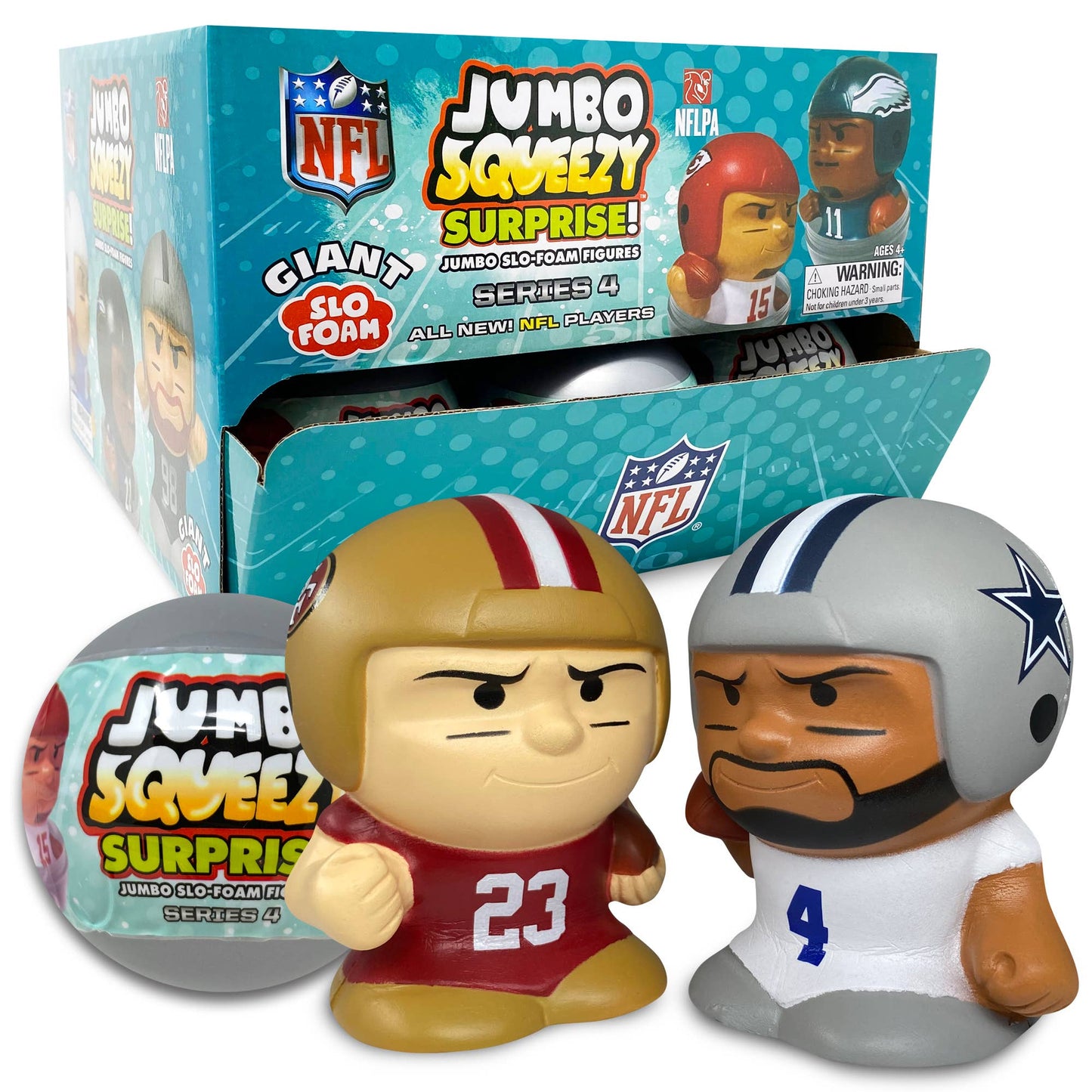 “Big League Squeeze” 🏈 NFL Jumbo Squeezy Capsule 2025