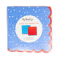 24-pack Americana cocktail napkins, 5” x 5”, perfect for 4th of July, Memorial Day BBQs.