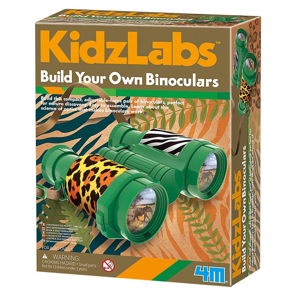 Portable binoculars kit for backyard discovery