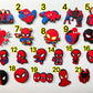 "Web Slinger" 🕷️ Spider-Man Croc Charm Set (22-Pack) by JuliesDecal
