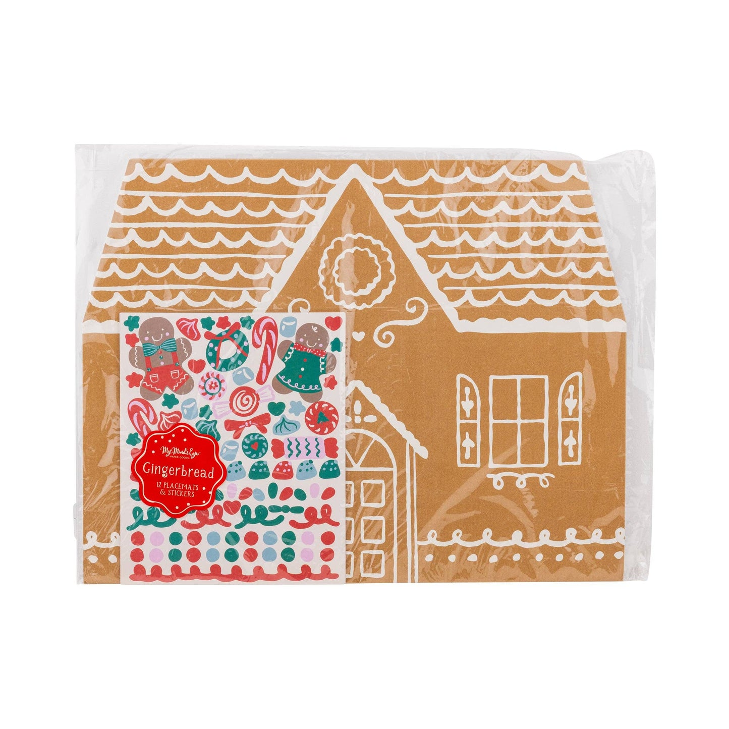 “Sweet Seat” 🍪 Gingerbread Placemat with Stickers