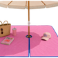 “Sand Tiles” 🏖️ Mahjong Beach Towel by Girl Tribe Co