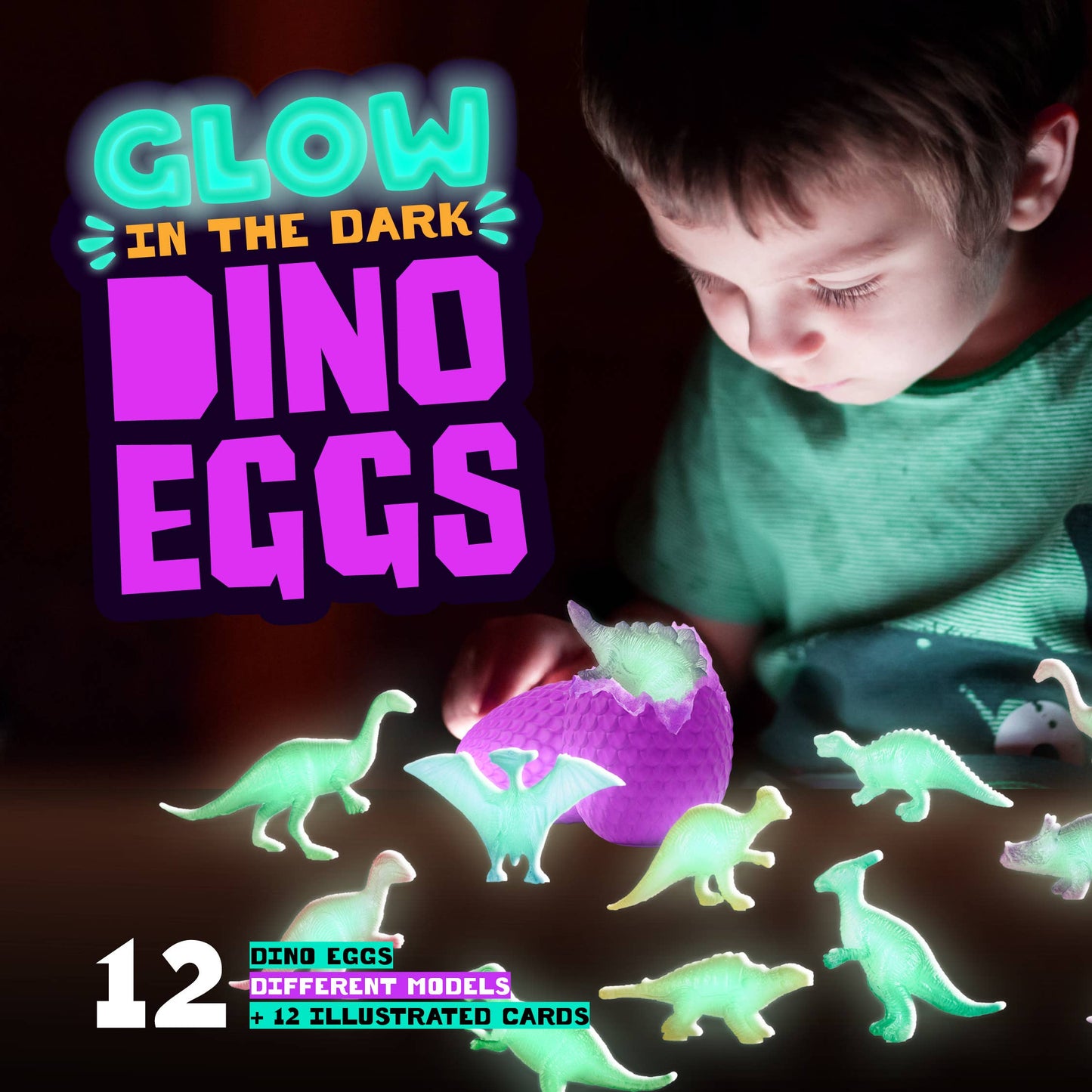 "Dig It" 🦖 Glow-in-the-Dark Dinosaur Egg Excavation Kit by Dan&Darci