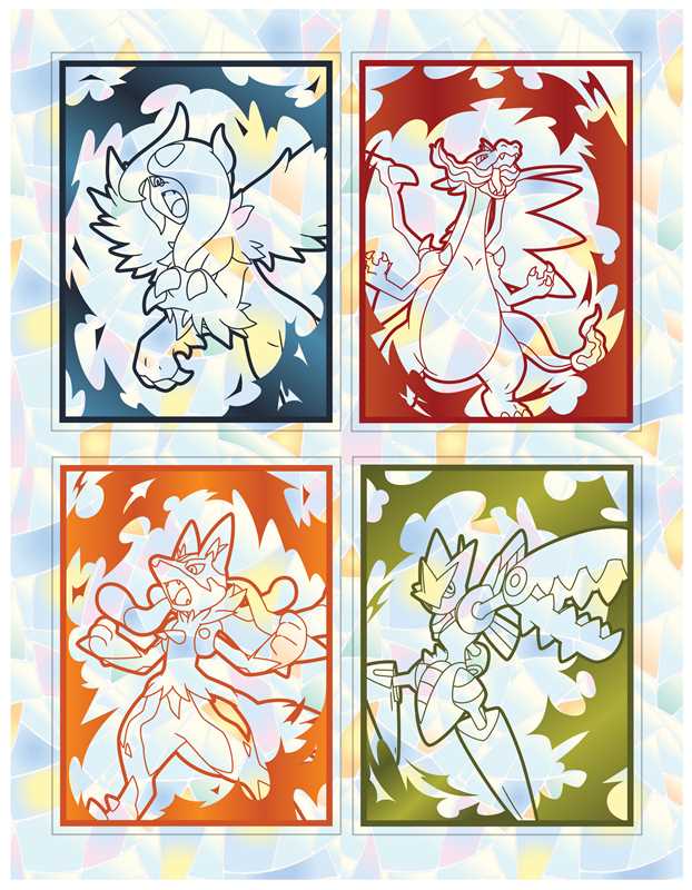kids pokemon sticker book pages and stickers