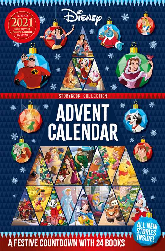 Disney & Pixar Christmas Advent Calendar with 24 mini storybooks