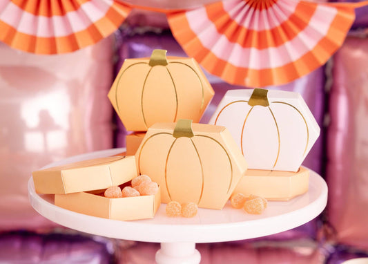 “Trick or Treatsies” 🎃 Pumpkin Treat Box Set (9 Boxes) by My Mind’s Eye
