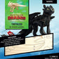 DreamWorks Dragons 3D wood model kit with book