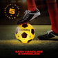 Soccer ball with pro grip and LED lights