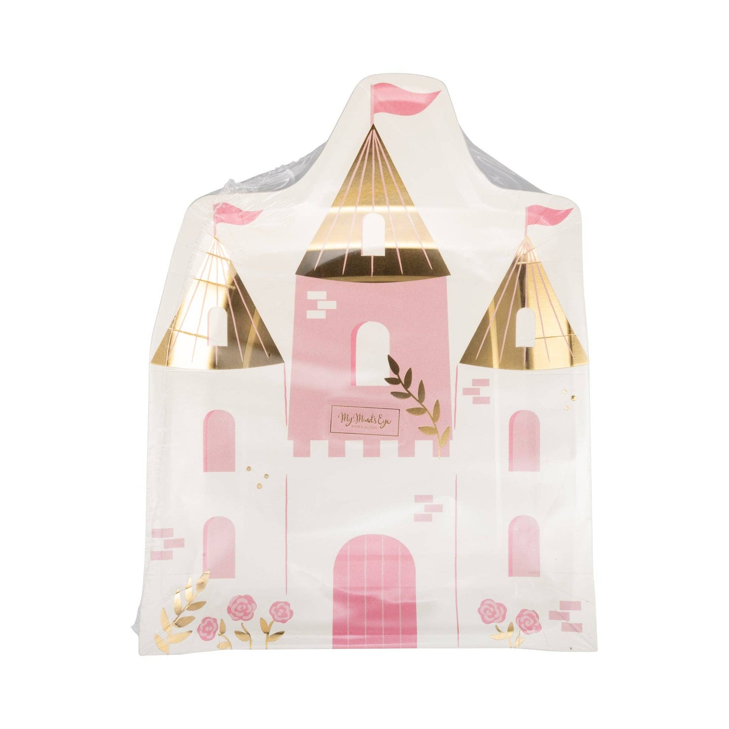 “The Royal We” 👑 Princess Castle Shaped Paper Plates (8 Count) by My Mind’s Eye