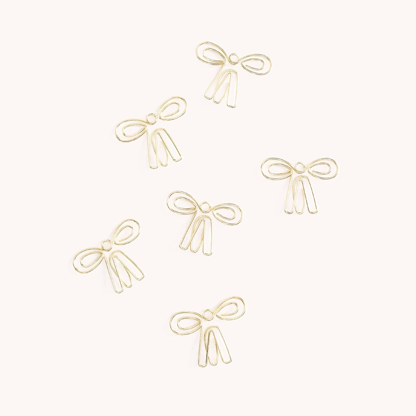 “Tied Up at Work” 🎀 Bow Paper Clips (Set of 12) by Emily Ley