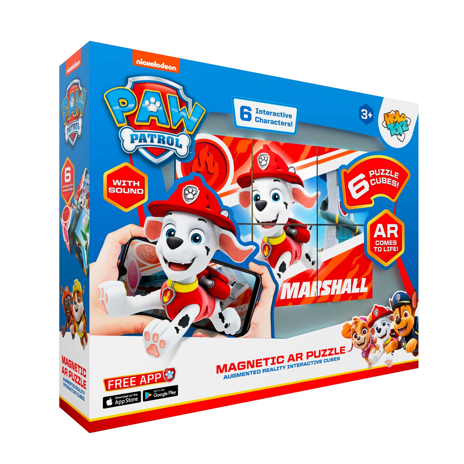 PAW Patrol AR magnetic puzzle cube for kids