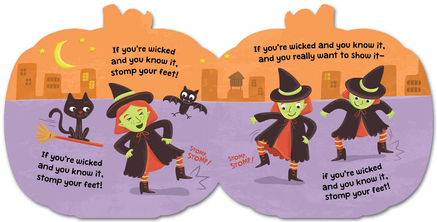 If You're Spooky and You Know It (A Pumpkin-Shaped Novelty Board Book for Toddlers) by Aly Fronis: Board Books; 16 pages / English